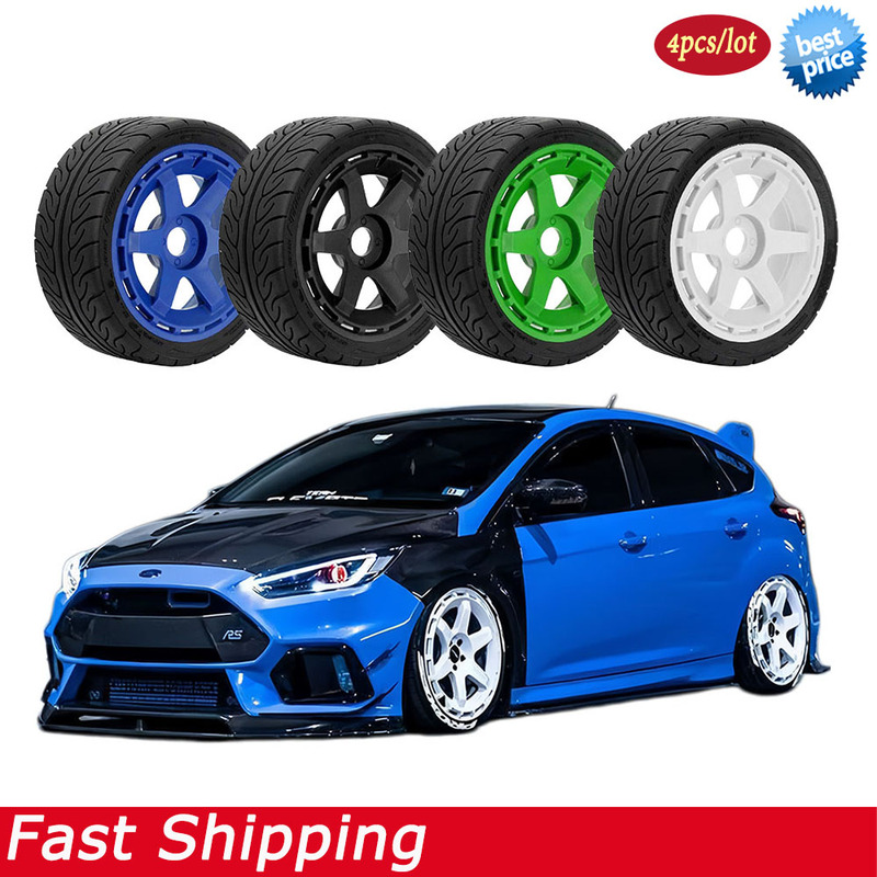 Wheel Rim Rc - 4pcs RC WRC Rally Tires and