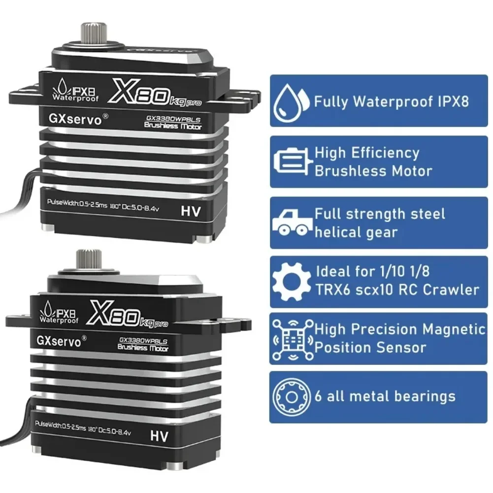 80KG Digital Servo Motor All M - Rc Hobby Motors review and price