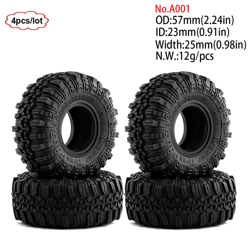 4PCS 1.0inch 57-67mm RC Crawle - Wheel Rim Rc review and price