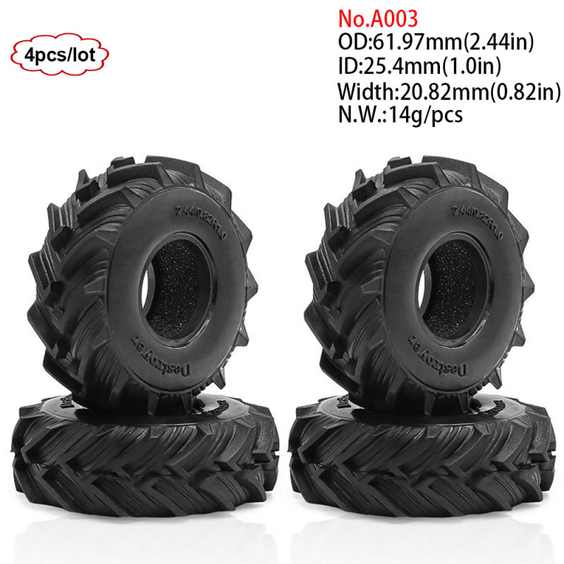 4PCS 1.0inch 57-67mm RC Crawle - Wheel Rim Rc review and price