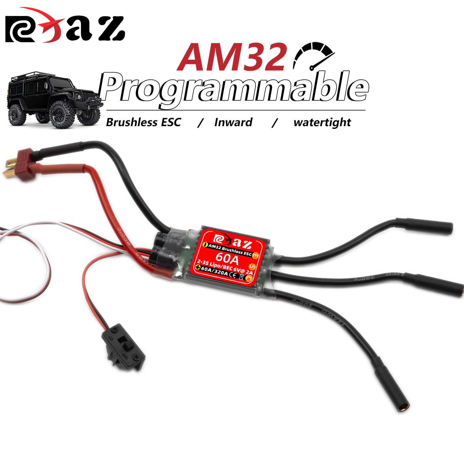 RCXAZ AM32 60A Brushless ESC E - Rc Submarine Water review and price