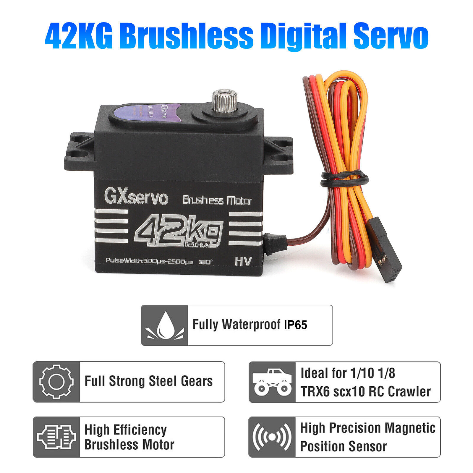 Brushless Motor 180° Metal Gea - Rc Hobby Motors review and price