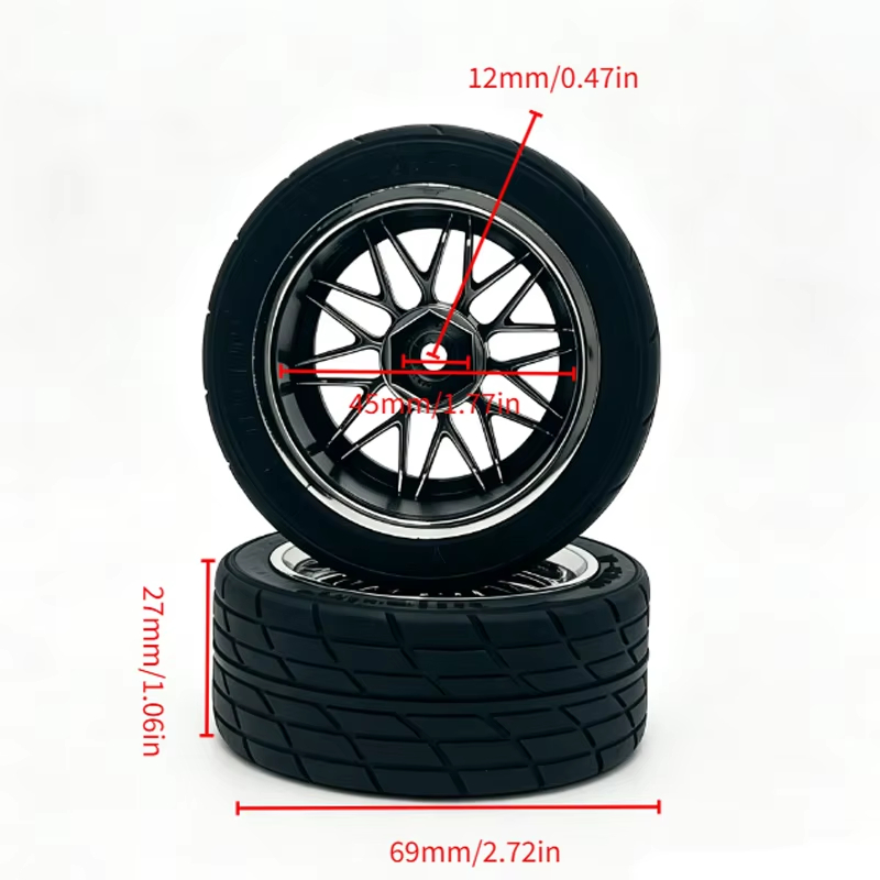 4Pcs 12mm Hex 1/10 RC Rally On - Wheel Rim Rc review and price