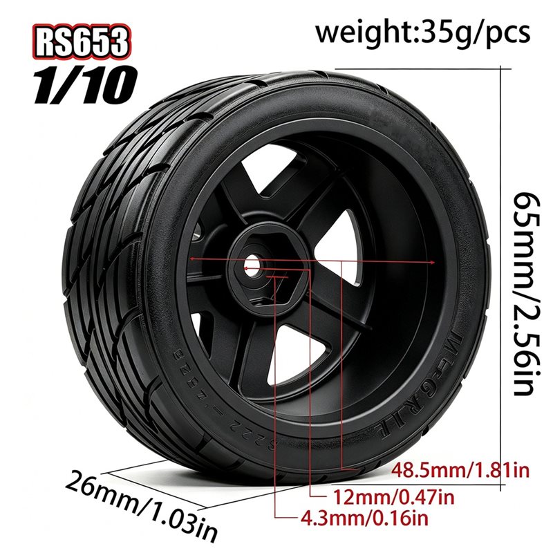 WOWFU-1/10 RC Car On-Road Flat - Wheel Rim Rc review and price
