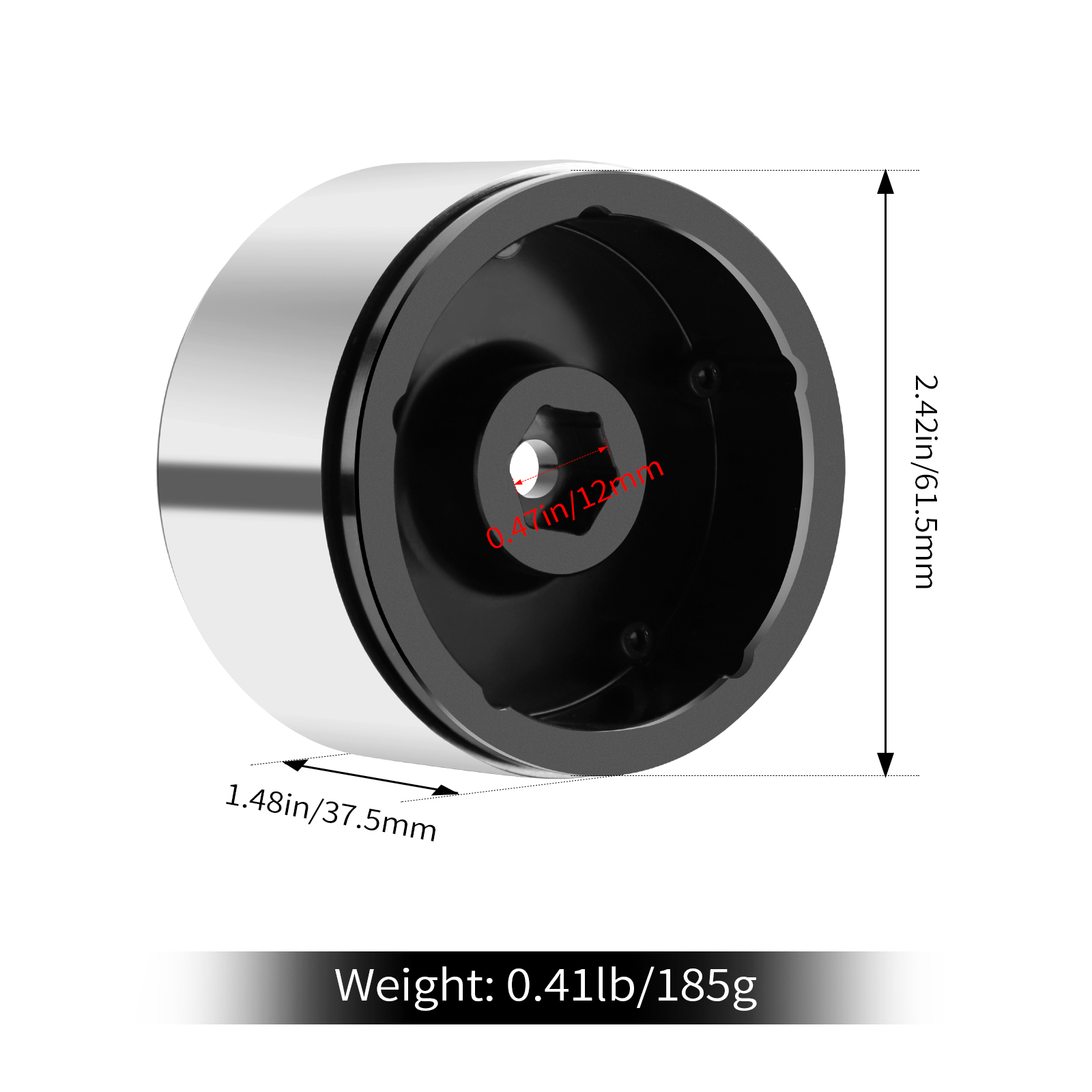 DashRC 2.2'' Beadlock Wheel Ri - Wheel Rim Rc review and price